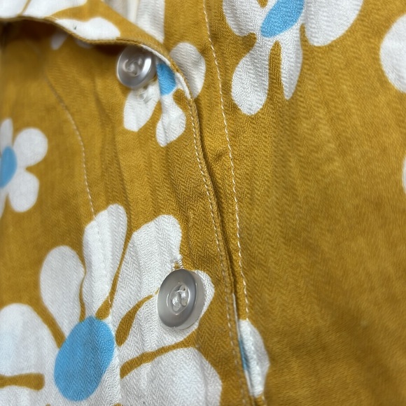 🎯Rare NWOT Big Bud Press "XL Lazy Daisy" Button Up Shirt Top Size Petite Unisex - Picture 5 of 12